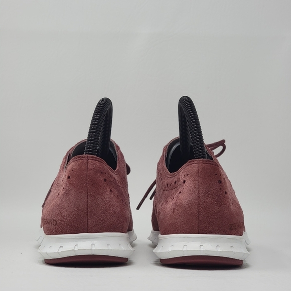Cole Haan Women’s Size 8 B Zerogrand Suede Wingtip Oxfords Wild Ginger Pre-owned - Picture 8 of 10
